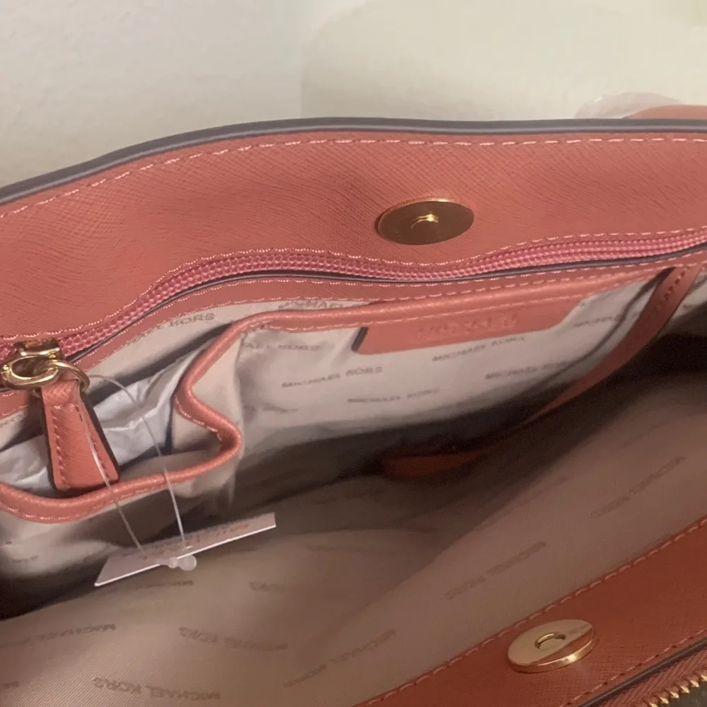 Michael Kors Antique Rose/Pink Satchel Bag.